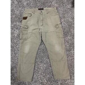Wrangler  Riggs Workwear Ripstop Ranger Cargo Pants 42x34 Durable Work Mens READ